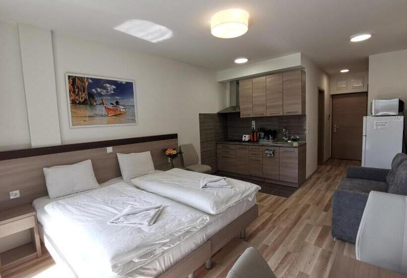 Апартаменты 1 Спальня, Corvin Holiday Apartments