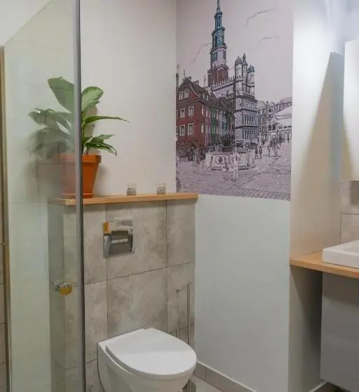 Huoneisto 2 Makuuhuonetta, Moon Hostel Poznań