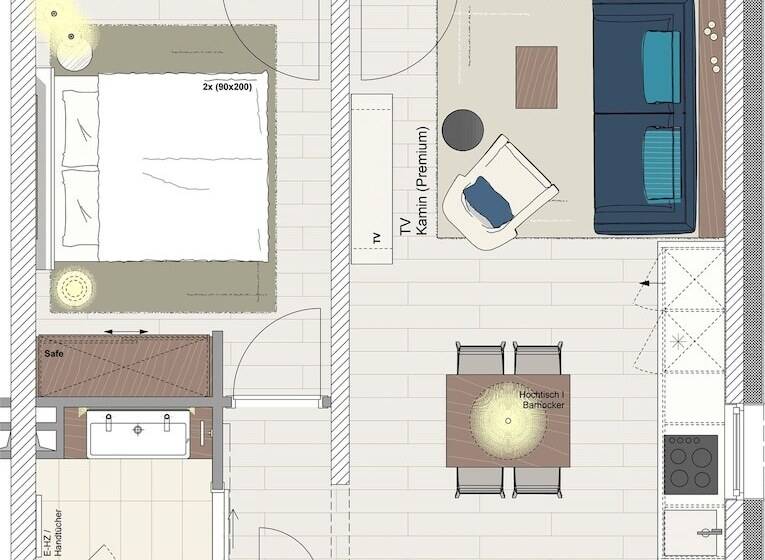 דירת חדר דלוקס, Maremüritz Yachthafen Resort