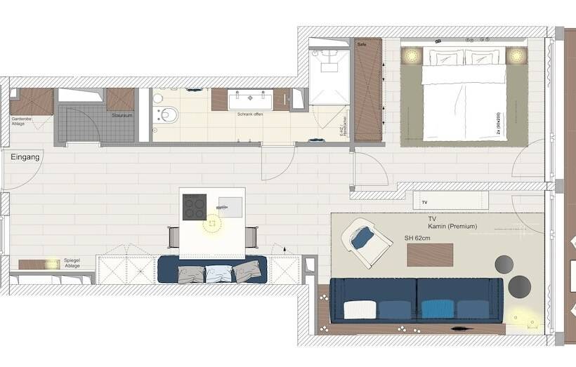 דירת חדר דלוקס, Maremüritz Yachthafen Resort