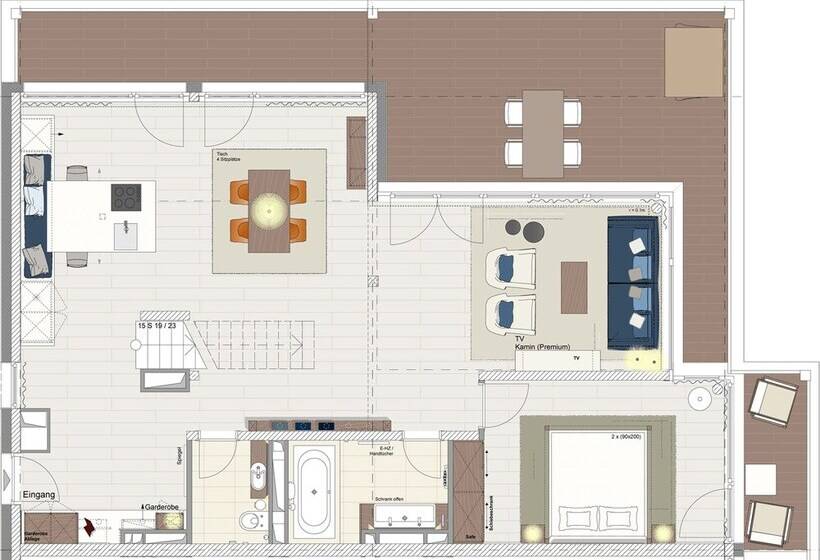 דירת חדר דלוקס, Maremüritz Yachthafen Resort