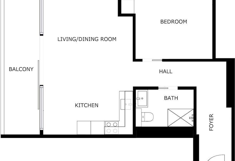 شقة غرفة واحدة, Living Suites