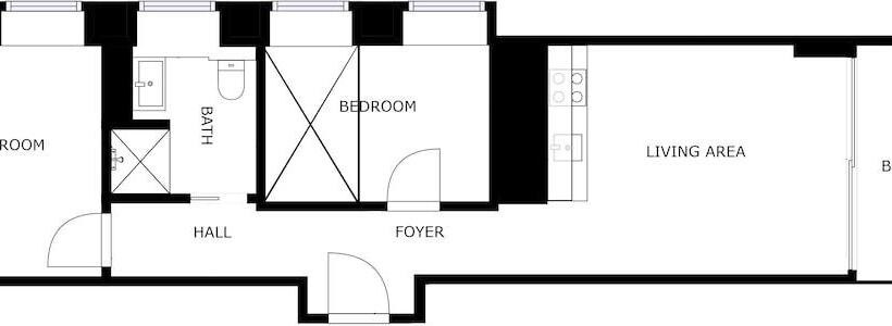 شقة غرفتين, Living Suites