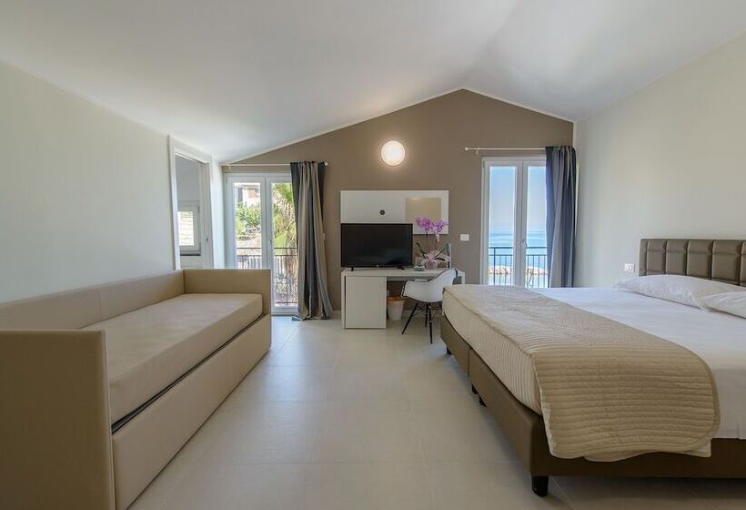 غرفة سوبيريور رباعية, B&b Vistamare Suite