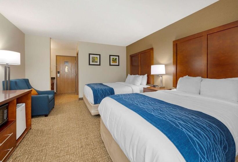 带2个双人床的标准工作室, Comfort Inn Anderson South