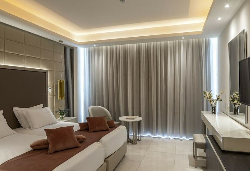 غرفة سوبيريور ذات إطلالة جانبية على البحر, Chrysomare Beach Hotel & Resort