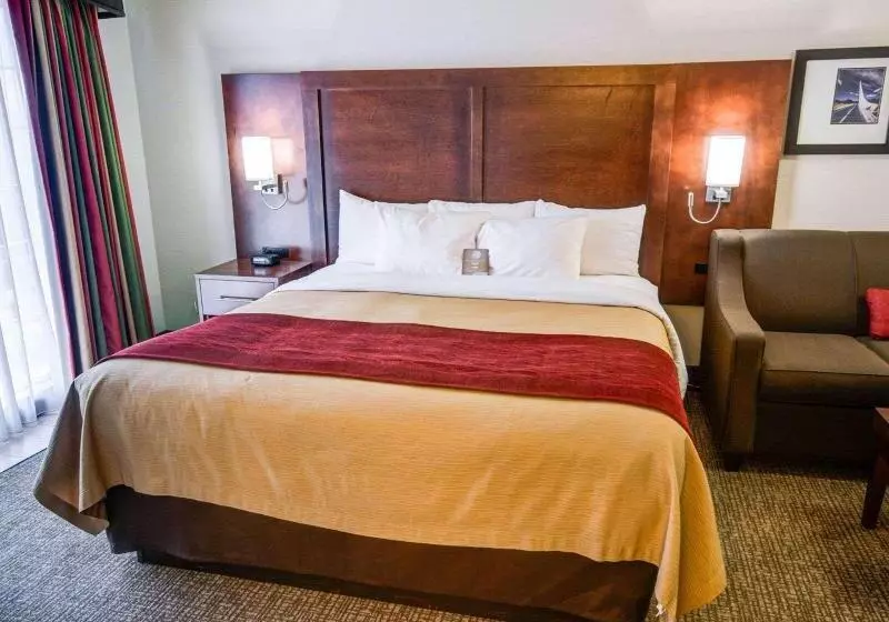 キングサイズベッドのスタンダードルーム, Comfort Inn Redding Near I 5