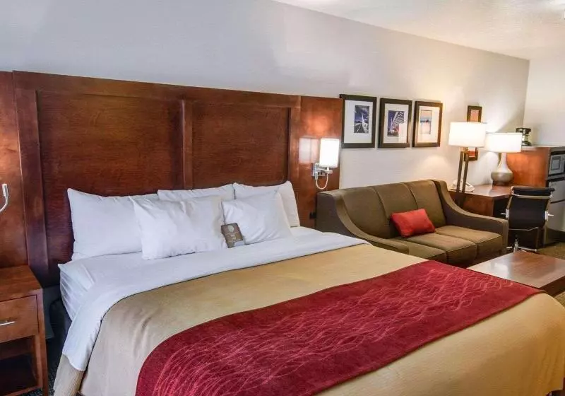 キングサイズベッドのスタンダードルーム, Comfort Inn Redding Near I 5