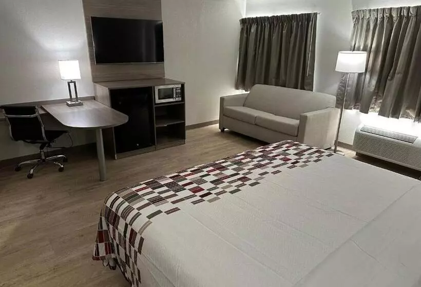 اتاق سوپریور با تخت بزرگ, Red Roof Inn Flint
