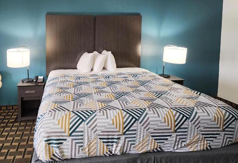 חדר סטנדרט עם מיטת קינג, Motel 6 Crowley, La