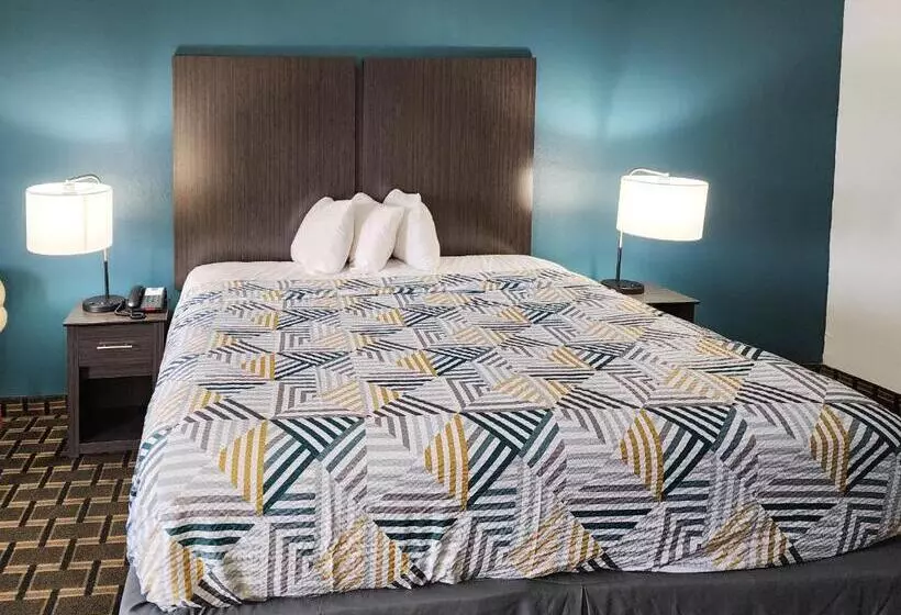 身障者適用キングサイズベッドルーム, Motel 6 Crowley, La
