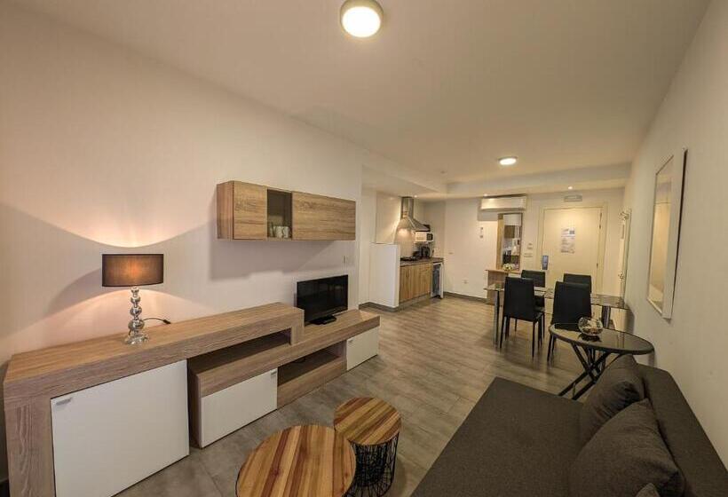 דירה בת חדר שינה 1 עם מרפסת, Apartamentos La Laguna