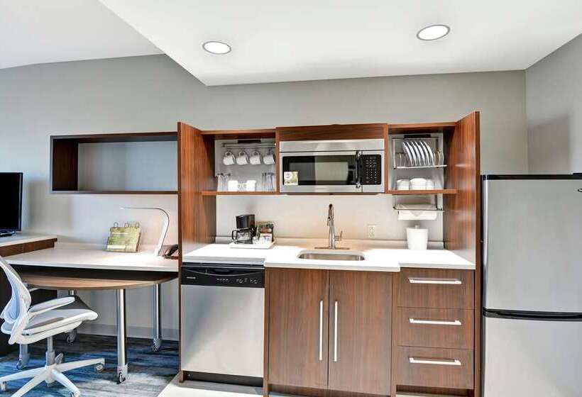 带大床的标准工作室, Home2 Suites By Hilton Glen Mills Chadds Ford, Pa