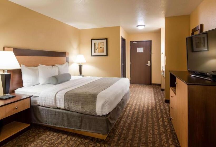 غرفة قياسية سرير كينج لذوى الإحتياجات الخاصة, Best Western Sawtooth Inn And Suites