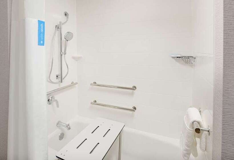 장애인을 위한 킹사이즈 침대 스탠다드 룸, Hampton Inn Riverside Downtown