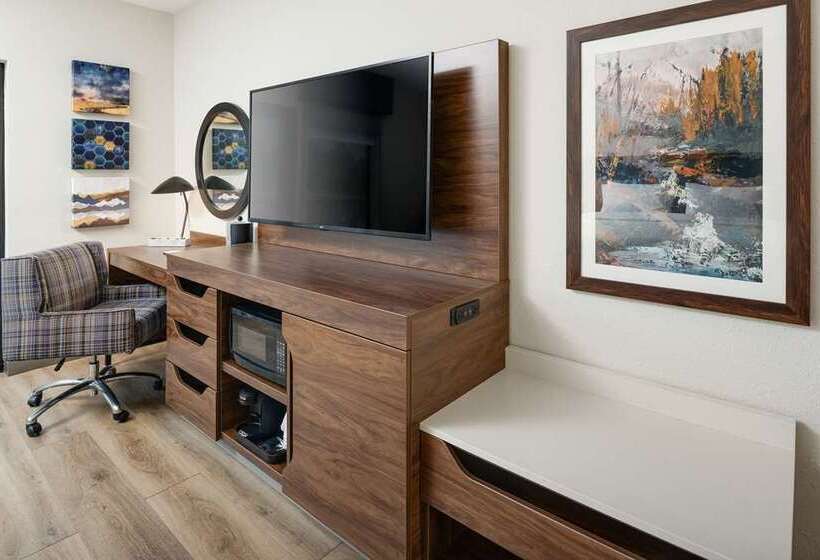 장애인을 위한 킹사이즈 침대 스탠다드 룸, Hampton Inn Riverside Downtown