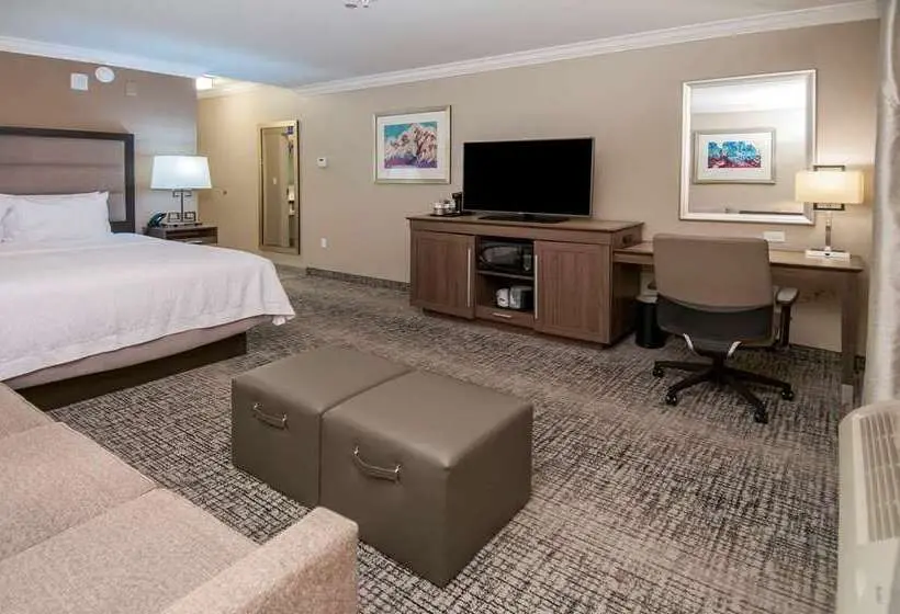 キングサイズベッドのスタンダードルーム, Hampton Inn Riverside Downtown