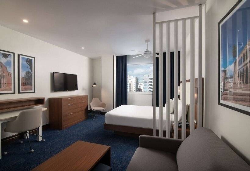 带双人床的标准工作室, Homewood Suites By Hilton Santo Domingo, Dominican Republic
