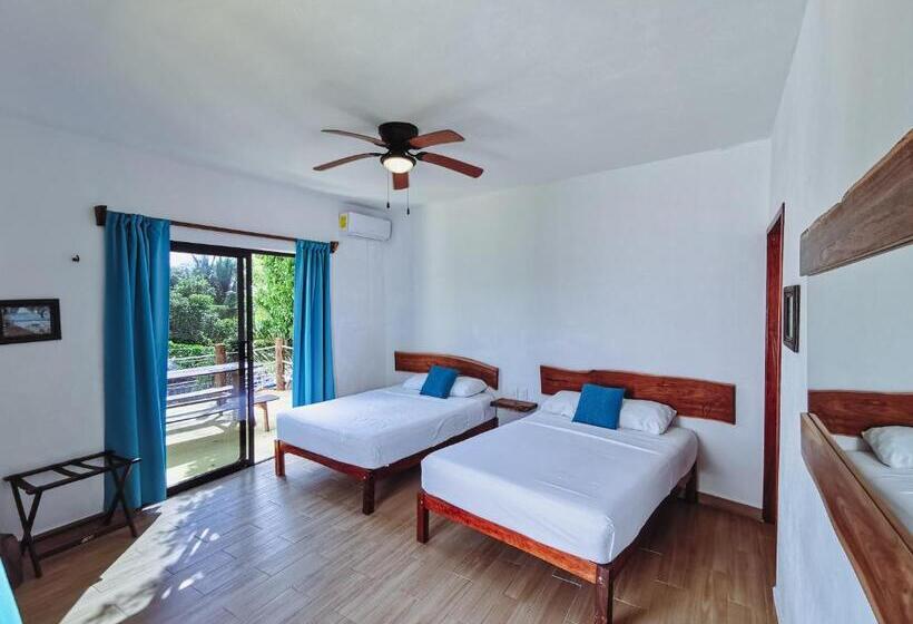 Deluxe Kamer met Balkon, Ade Hotel Bacalar
