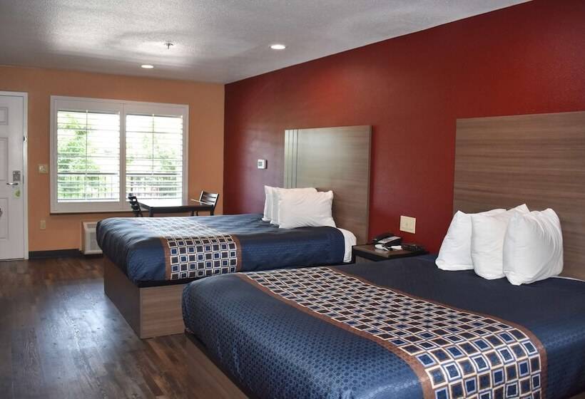 스탠다드 룸 더블 침대 2개, Americas Best Value Inn Manteca