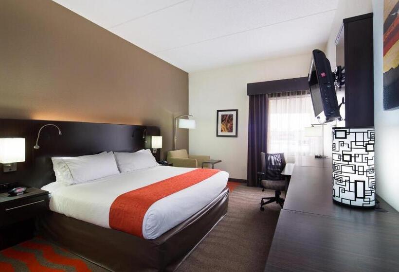 キングサイズベッドのスタンダードルーム, Holiday Inn Express Harrisburg Ne, An Ihg