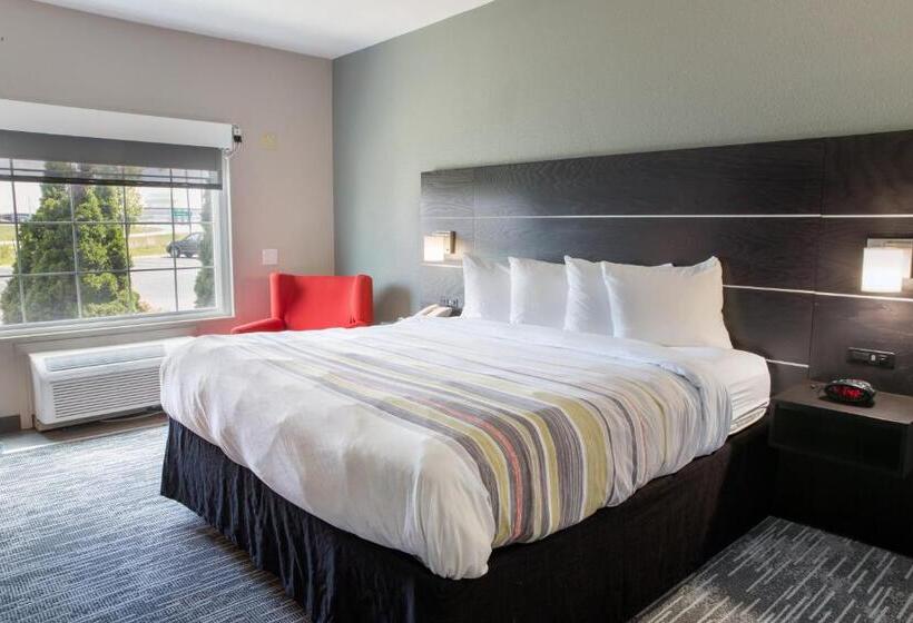身障者適用キングサイズベッドルーム, Country Inn & Suites By Radisson, Columbus West, Oh
