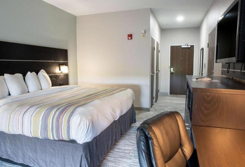 身障者適用キングサイズベッドルーム, Country Inn & Suites By Radisson, Columbus West, Oh