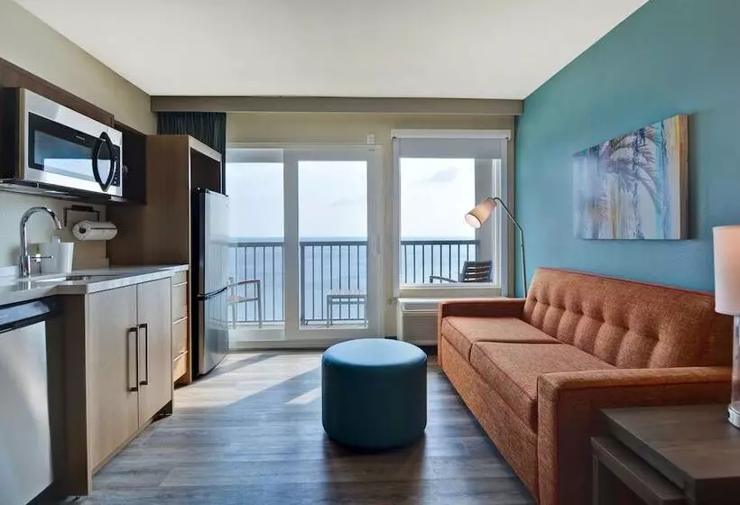 ダブルベッドのスタンダードスタジオ, Home2 Suites By Hilton Ormond Beach Oceanfront