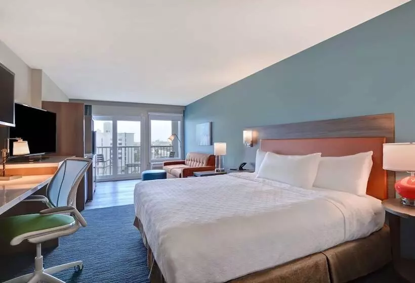 ダブルベッドのスタンダードスタジオ, Home2 Suites By Hilton Ormond Beach Oceanfront