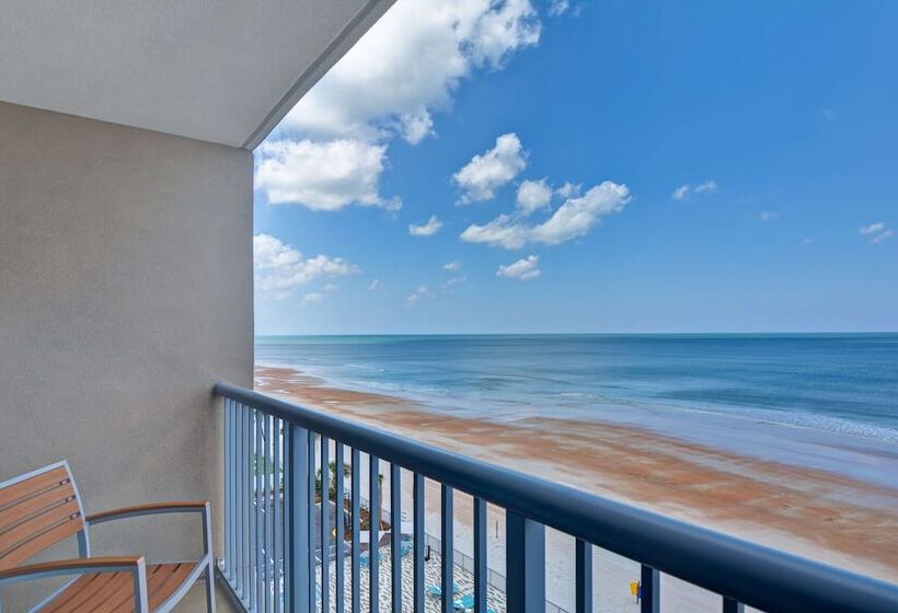 带双人床的标准工作室, Home2 Suites By Hilton Ormond Beach Oceanfront
