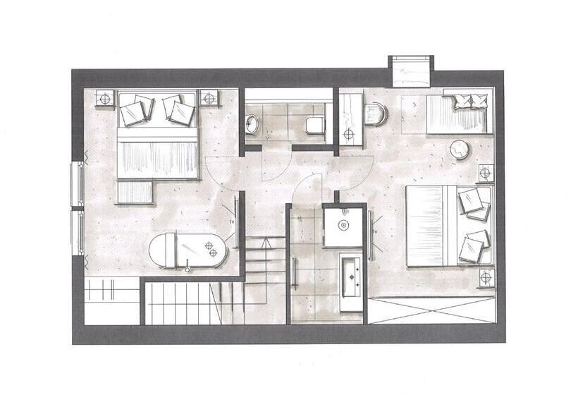 شقة دور أخير غرفة نوم واحدة, Apparthotel Zirbenhof