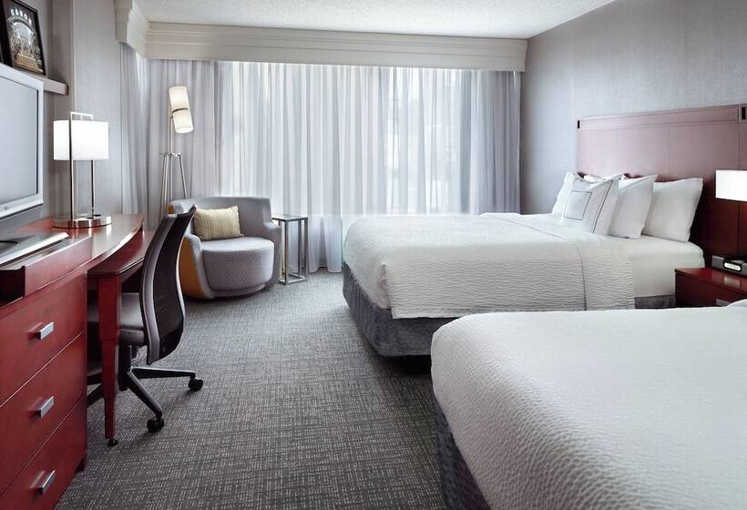 اتاق استاندارد با 2 تخت دوبل, Courtyard By Marriott Atlanta Buckhead