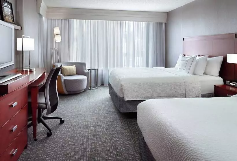 اتاق استاندارد با 2 تخت دوبل, Courtyard By Marriott Atlanta Buckhead