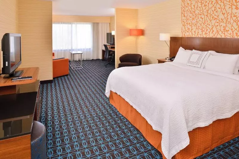 キングサイズベッドのスイートルーム, Fairfield Inn And Suites By Marriott Rochester West/greece