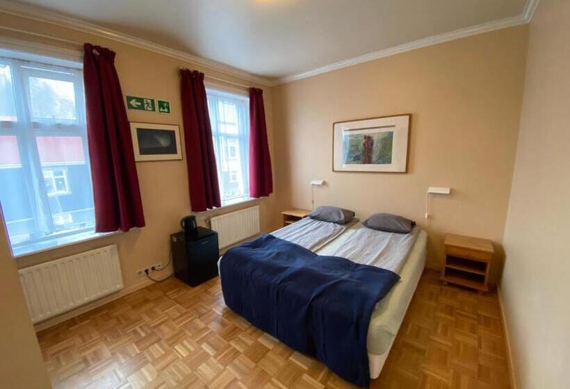 اتاق استاندارد با سرویس بهداشتی مشترک, Baldursbrá Guesthouse Laufásvegur