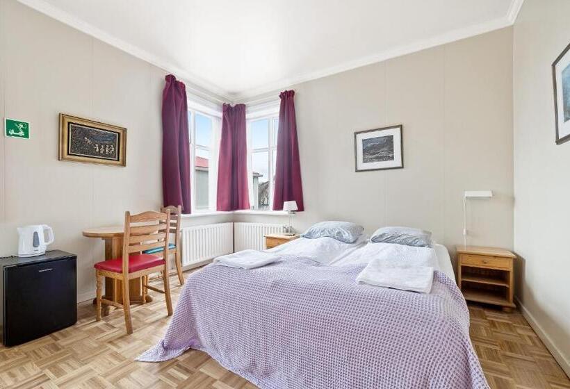 اتاق استاندارد با سرویس بهداشتی مشترک, Baldursbrá Guesthouse Laufásvegur