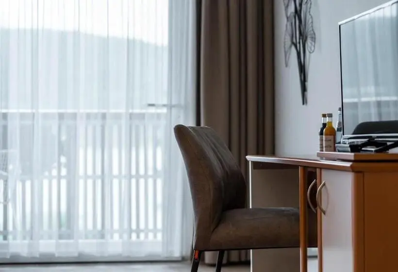 Deluxe-huone Järvinäkymä, Seehotel Vinzenz