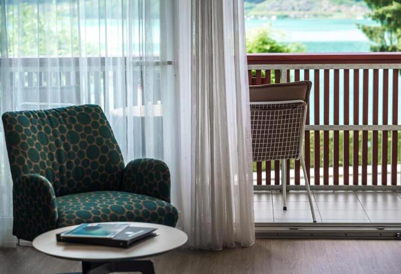 Номер Deluxe Вид на Озеро, Seehotel Vinzenz