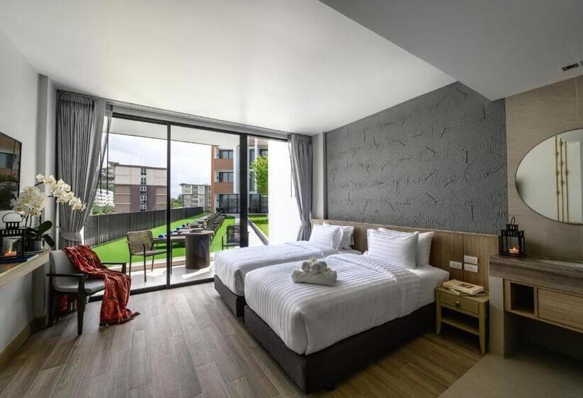 스탠다드 스튜디오 정원 전망, Isanook Resort & Suites Hua Hin