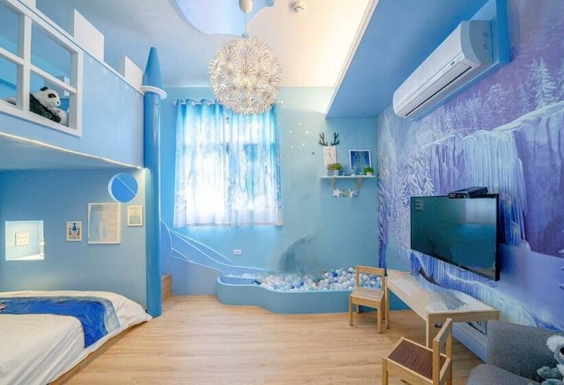 اتاق خانوادگی, Yilan 1955 Kids Friendly B&b