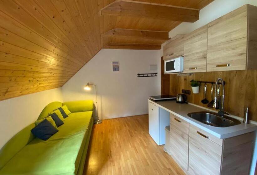 آپارتمان 1 خوابه با چشم‌انداز استخر, Chalupa U Josefa