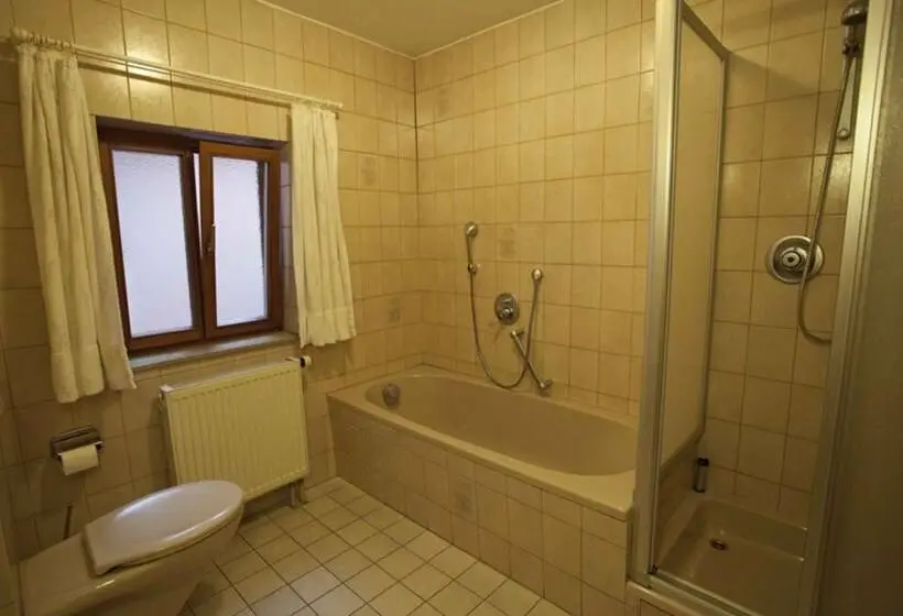 バスルーム共有のシングルスタンダード, Pension Elke Rothenburg