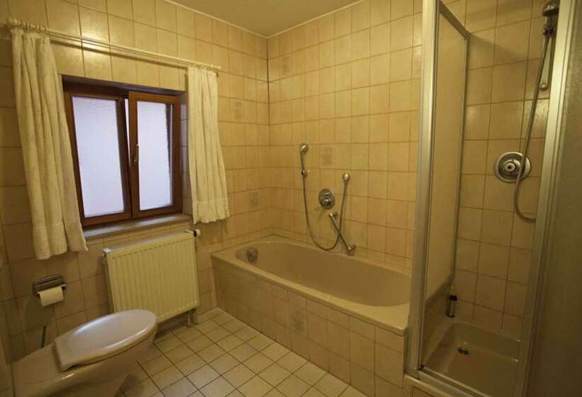 バスルーム共有のシングルスタンダード, Pension Elke Rothenburg