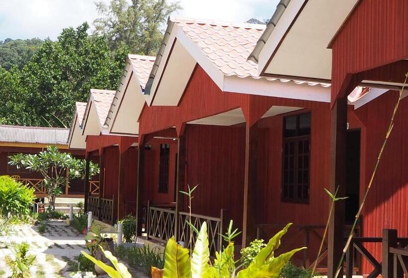 اتاق خانوادگی با چشم‌انداز باغ, Samudra Beach Chalet