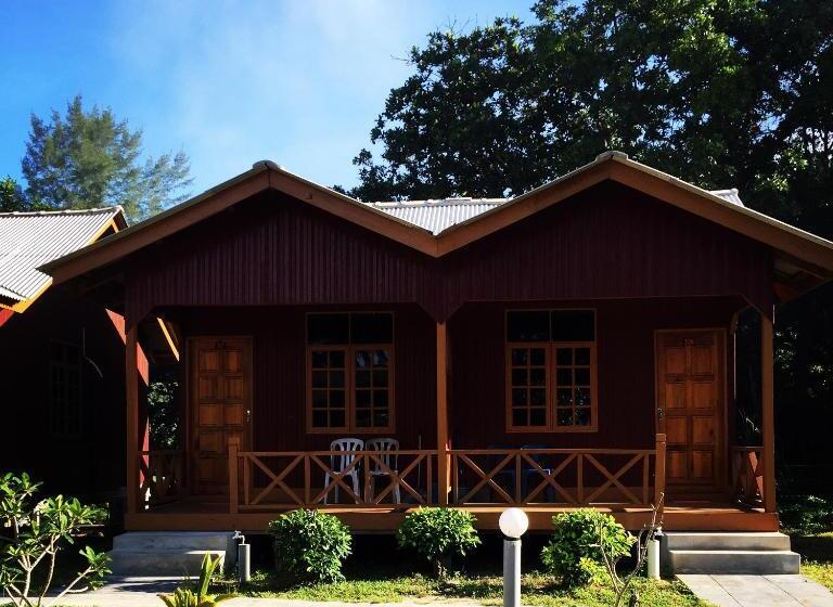 家庭房带园景, Samudra Beach Chalet