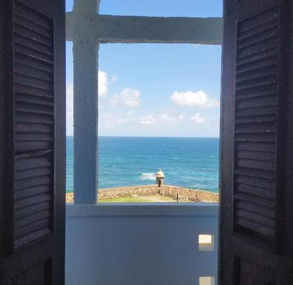 침실 1개 바다 전망 아파트, La Capitana Old San Juan Building