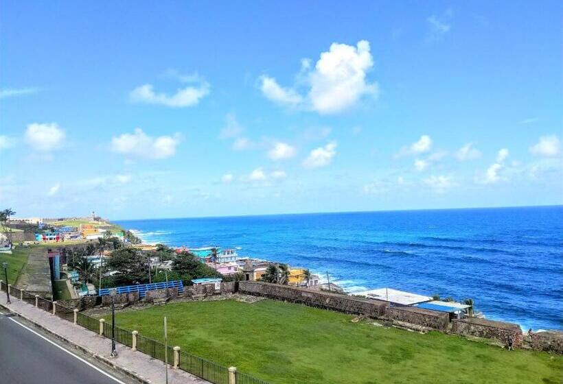 اتاق استاندارد با بالکن و چشم‌انداز دریا, La Capitana Old San Juan Building