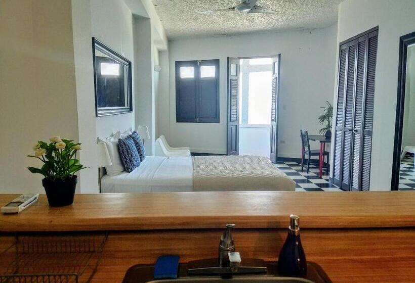 침실 1개 바다 전망 아파트, La Capitana Old San Juan Building