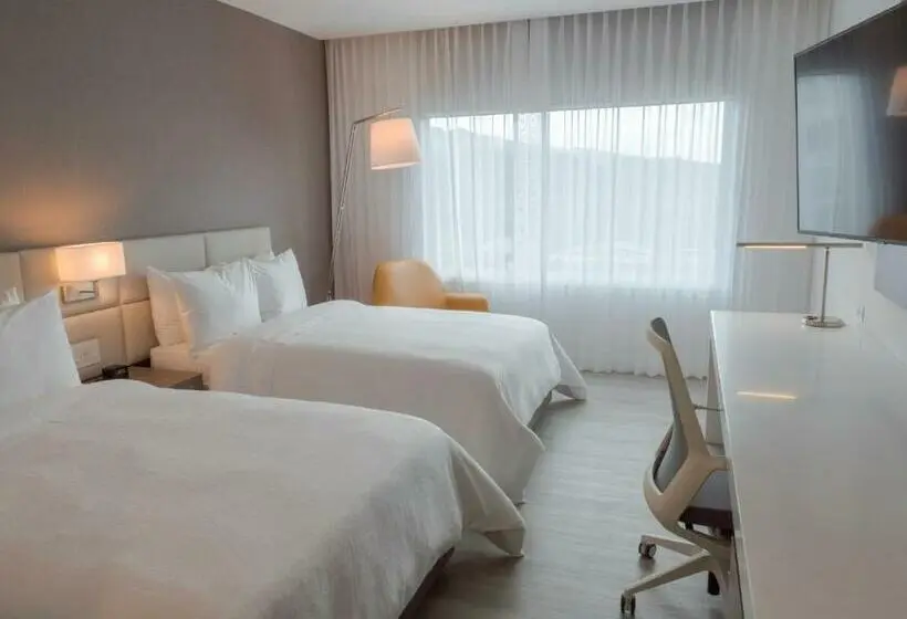 2ダブルベッドのスタンダードルーム, Hilton Garden Inn Santa Ana San Jose