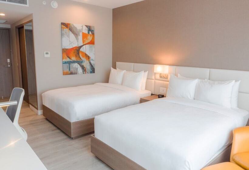 Номер Стандарт 2 Двуспальные Кровати, Hilton Garden Inn Santa Ana San Jose